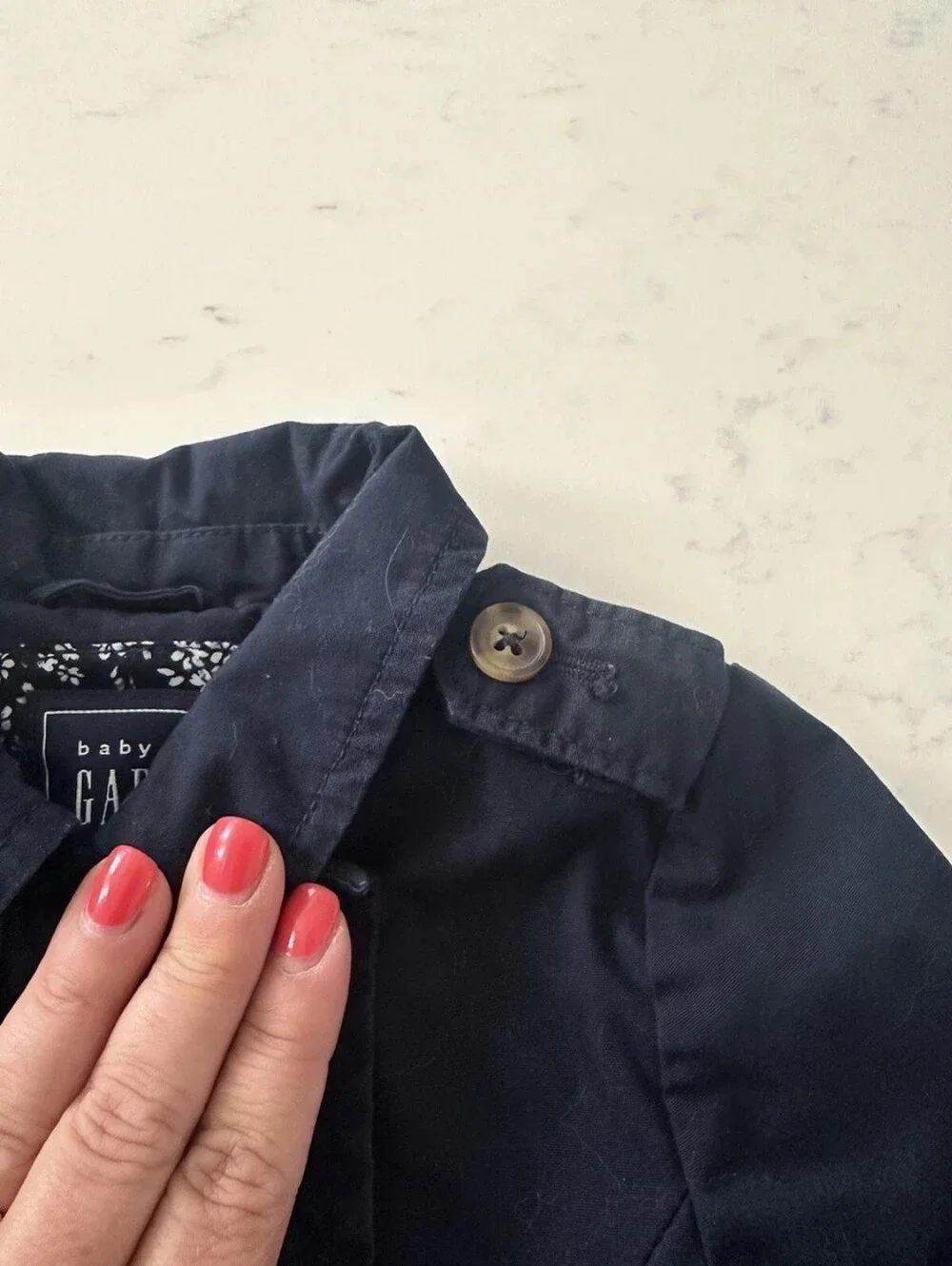 GAP Navy Double-Breasted NAVY Pea Coat for Kids